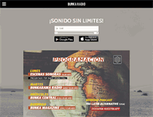 Tablet Screenshot of bunkaradio.com